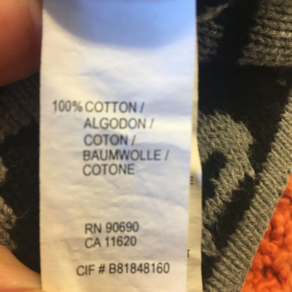 Kensie Cropped Knit Sweater Gray Black Leopard Animal Print Medium - Picture 7 of 8